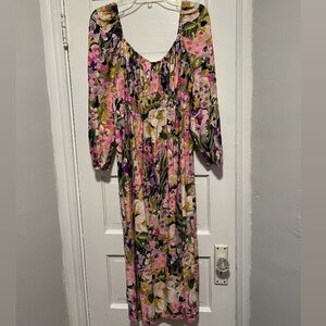 Floral Long Sleeve Dress